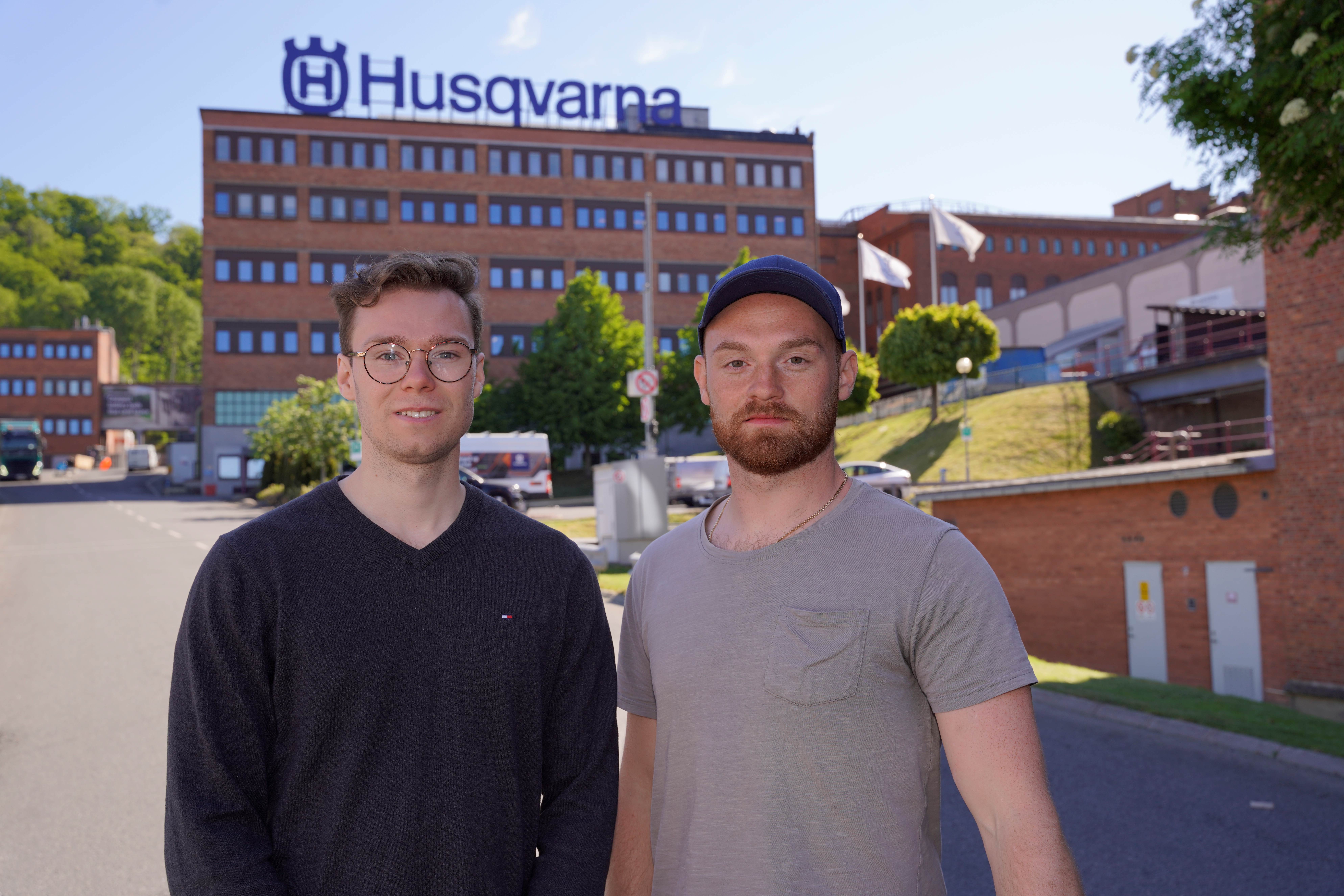 JTH alumnerna Petter Ydrestrand och Rasmus-Brask Nilsen.
